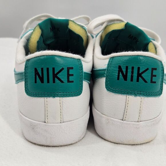 Size 7 - Nike Blazer Low '77 White Dark Green Aqua Black - D07394-991 Leather - Picture 3 of 11